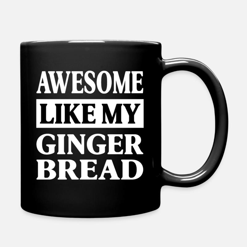 Genial wie meine Lebkuchen, Lebkuchen - Tasse einfarbig - Schwarz