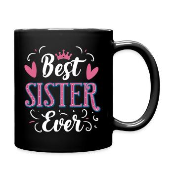 Best sister - Full Colour Mug - black - Right
