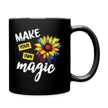 confiance en soi courage - Mug uni - noir - Droite