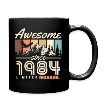 Great Since 1984 Vintage Vintage Birthday - Full Colour Mug - black - Right