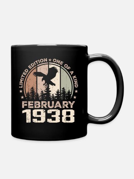 Unvergleichlich seit Februar 1938, 86. Jahrestag - Tasse einfarbig - Schwarz