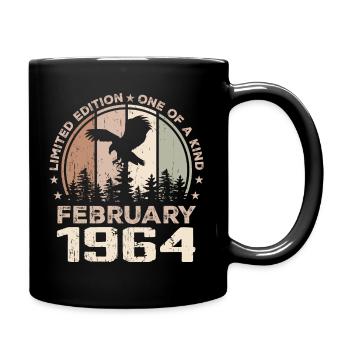 Incomparable since February 1964, 60th Anniversary - Full Colour Mug - black - Right