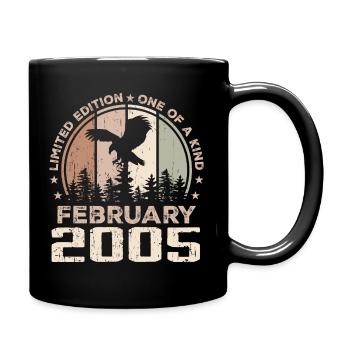 Incomparable since February 2005, 19th Anniversary - Full Colour Mug - black - Right