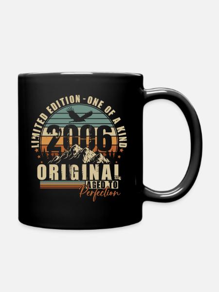 Original 2006 Vintage Vintage Birthday Gift - Full Colour Mug - black