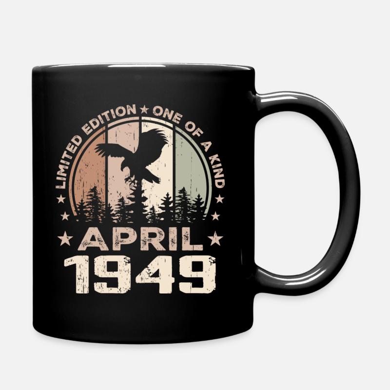 Incomparable depuis avril 1949, 75e Anniversaire - Mug uni - noir