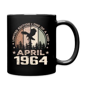Incomparable depuis avril 1964, 60e Anniversaire - Mug uni - noir - Droite
