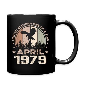 Incomparable since April 1979, 45th Anniversary - Full Colour Mug - black - Right