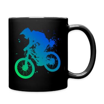 Cyclisme Hommes VTT Cyclisme Femmes Vététistes - Mug uni - noir - Droite