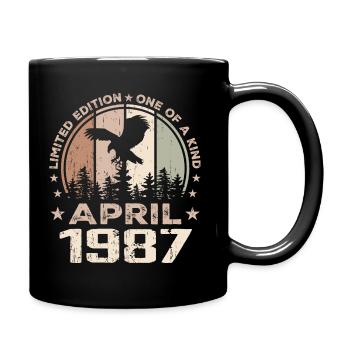 Incomparable depuis avril 1987, 37e Anniversaire - Mug uni - noir - Droite