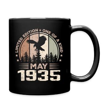 Incomparable depuis mai 1935, 89e Anniversaire - Mug uni - noir - Droite