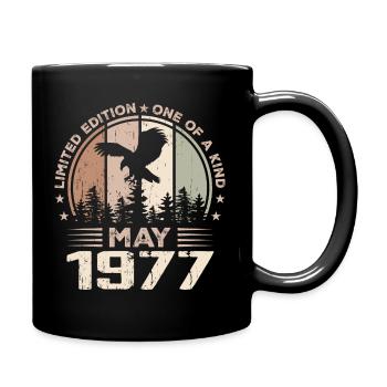 Incomparable since May 1977, 47th Anniversary - Full Colour Mug - black - Right