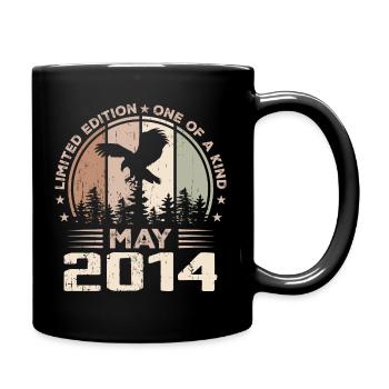 Incomparable depuis mai 2014, 10e Anniversaire - Mug uni - noir - Droite