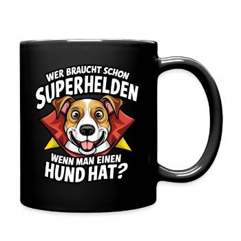 Superdog : Votre fidèle compagnon et super-héros ! - Mug uni - noir - Droite