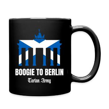 Schottland Europa 2024 Fans Fussball - Tasse einfarbig - Schwarz - Rechts