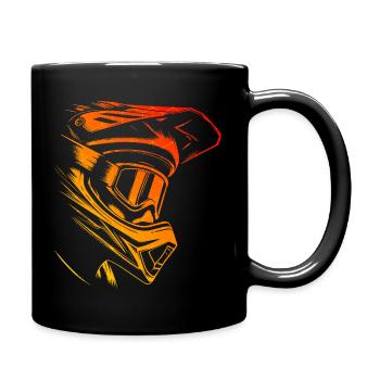 VTT Vélo de montagne Cyclisme Cyclistes masculins - Mug uni - noir - Droite