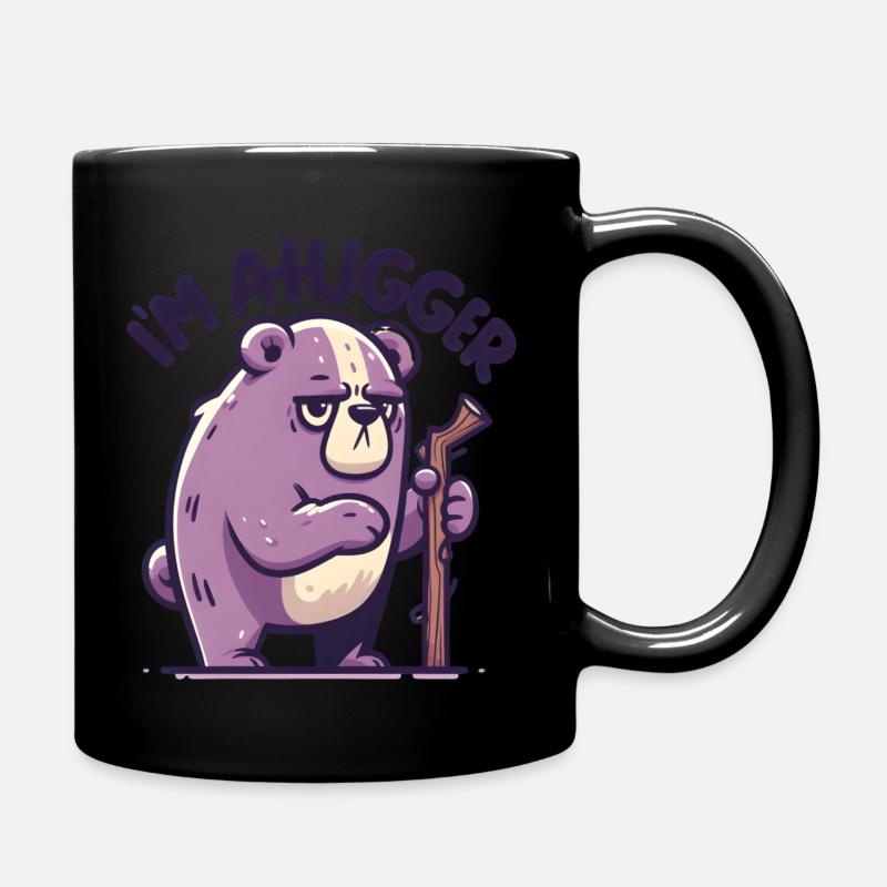 Huggen Bear I'm A Hugger - Mug uni - noir