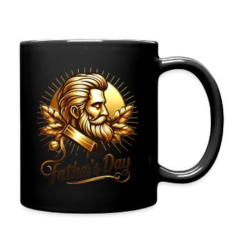 father's day - Full Colour Mug - black - Right