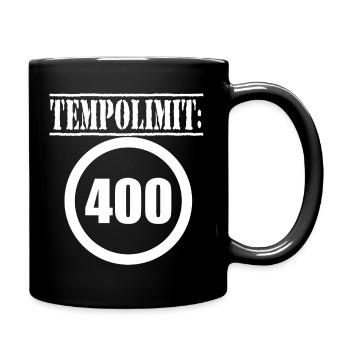Speed limit motorway Green Habeck freedom ban - Full Colour Mug - black - Right