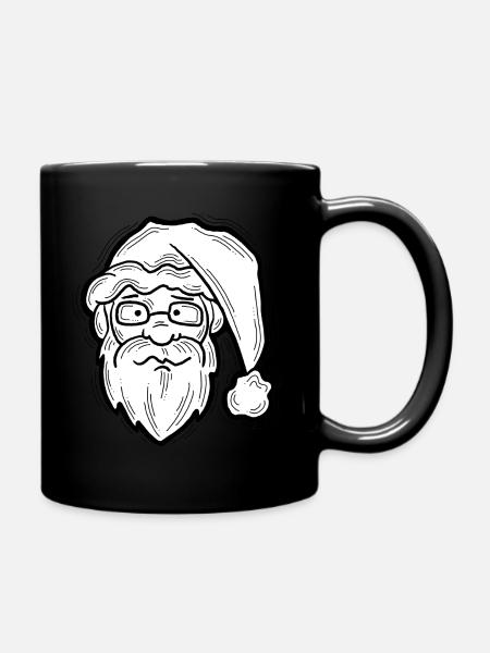 Santa Claus - Full Colour Mug - black