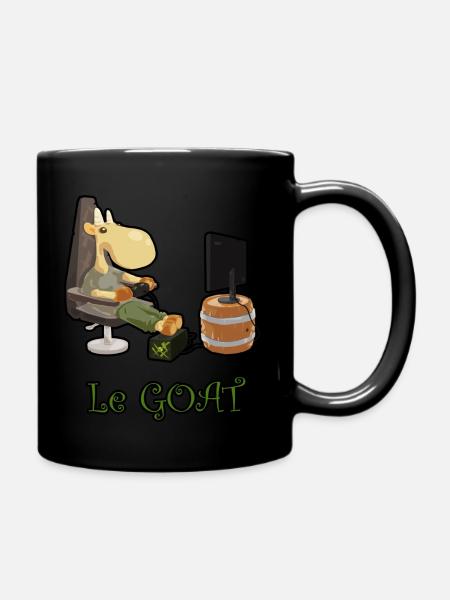 Die ZIEGE - Tasse einfarbig - Schwarz