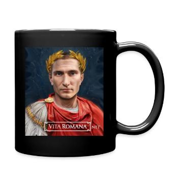 Young Caesar Gaius Julius - Full Colour Mug - black - Right