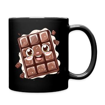 Conception de bandes dessinées au chocolat - Mug uni - noir - Droite