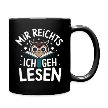 oiseau de nuit hibou hibou oiseau - Mug uni - noir - Droite