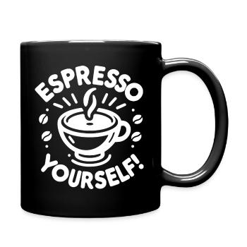 Espresso vous-même ! - Mug uni - noir - Droite