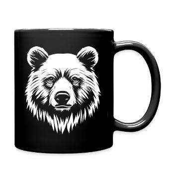 Bear Grizzly Brown Bear - Full Colour Mug - black - Right