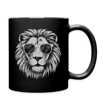 Lion Lion Animal Afrique - Mug uni - noir - Droite