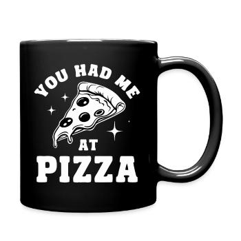 Pizza Italie Restauration rapide - Mug uni - noir - Droite