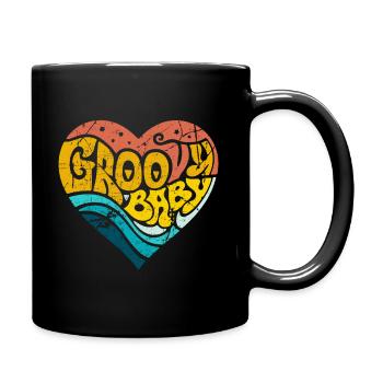 GroovyBaby - Full Colour Mug - black - Right