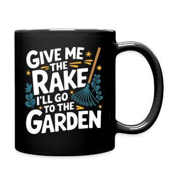 Gardener Garden Plants Gardening - Full Colour Mug - black - Right