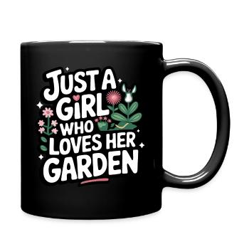 Gardener Garden Plants Gardening - Full Colour Mug - black - Right