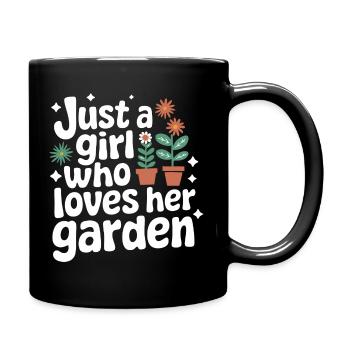 Gardener Garden Plants Gardening - Full Colour Mug - black - Right