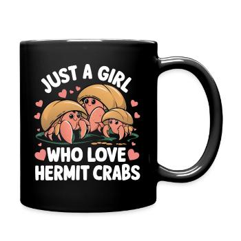 Crab Hermit Crab Crab Crab Crab - Full Colour Mug - black - Right