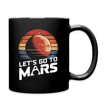 Mars Planète Planète Système Solaire - Mug uni - noir - Droite