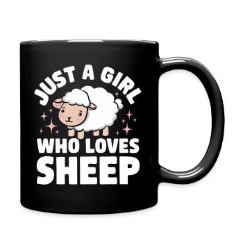 Sheep Sheep Farmer Lamb Farmer - Full Colour Mug - black - Right