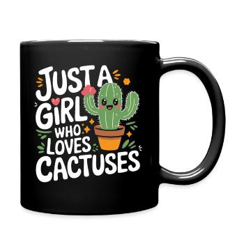 Cactus Cacti Desert Plant - Full Colour Mug - black - Right