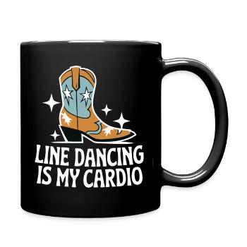 Danse en ligne Danseurs - Mug uni - noir - Droite