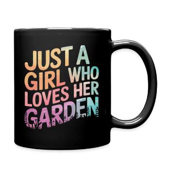 Gardener Garden Plants Gardening - Full Colour Mug - black - Right