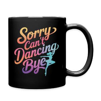 Tanzen Tänzer Tanzen - Tasse einfarbig - Schwarz - Rechts