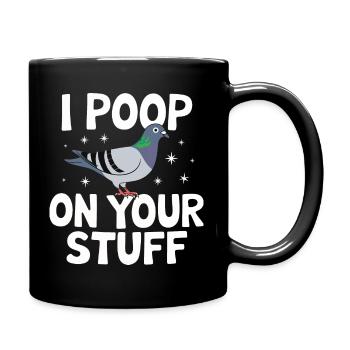 Pigeon Pigeons Animal Oiseau - Mug uni - noir - Droite