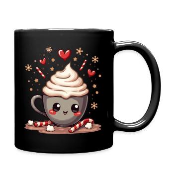 J’adore le chocolat chaud - Mug uni - noir - Droite