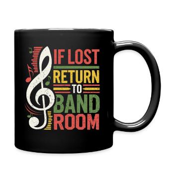 Design amusant pour les musiciens - Mug uni - noir - Droite