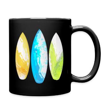 Vamos a la playa. - Tasse einfarbig - Schwarz - Rechts