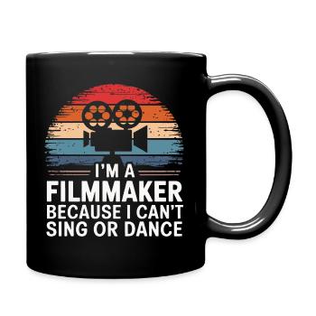 Filmemacher Filmregisseur Kameramann Film - Tasse einfarbig - Schwarz - Rechts