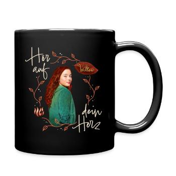 "Ein Mädchen Namens Willow" Spruch Mit Willow - Tasse einfarbig - Schwarz - Rechts