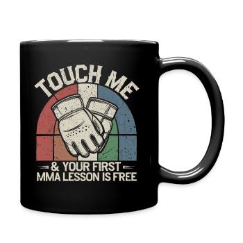 Déclaration pour les fans de MMA - Mug uni - noir - Droite