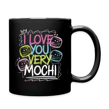 Doux message pour les amateurs de mochi - Mug uni - noir - Droite